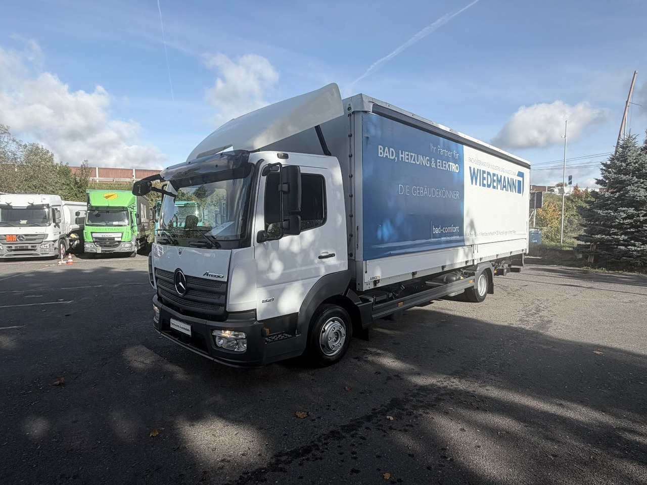 Mercedes-Benz Atego 821 Klima Lbw Tempoamt - شاحنة ستارة: صورة 3 Mercedes-Benz Atego 821 Klima Lbw Tempoamt - شاحنة ستارة: صورة 3