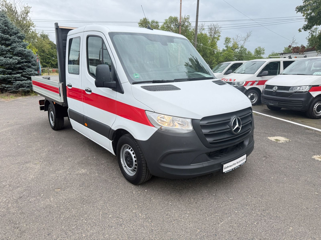 Mercedes-Benz Sprinter 217 Pritsche DoKa - شاحنة مفتوحة, الشاحنات الصغيرة كابينة مزدوجة: صورة 2 Mercedes-Benz Sprinter 217 Pritsche DoKa - شاحنة مفتوحة, الشاحنات الصغيرة كابينة مزدوجة: صورة 2
