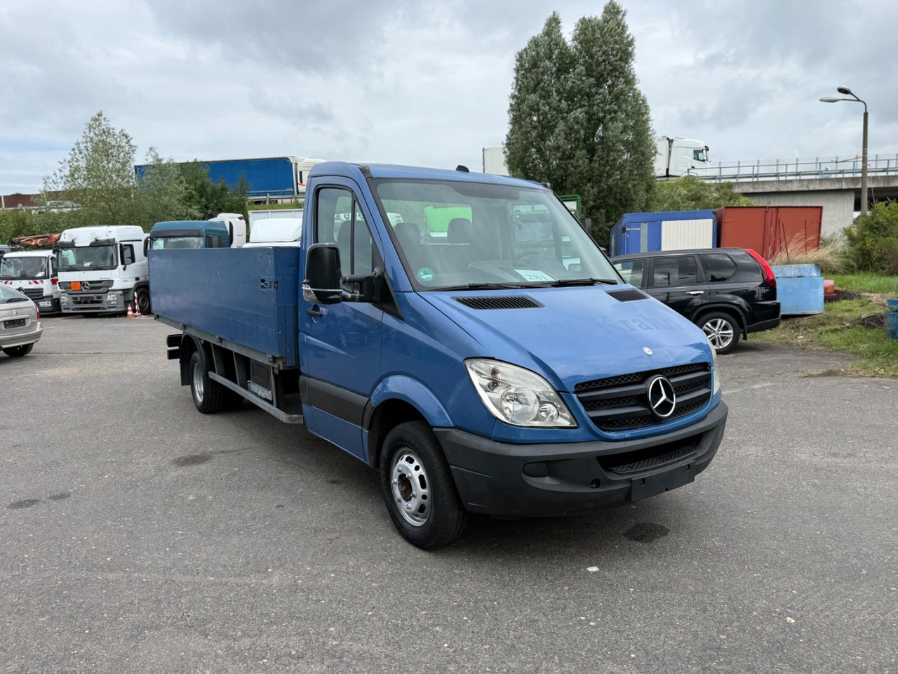 Mercedes-Benz Sprinter II Pritsche515 CDI - شاحنة ستارة جانبية: صورة 2 Mercedes-Benz Sprinter II Pritsche515 CDI - شاحنة ستارة جانبية: صورة 2