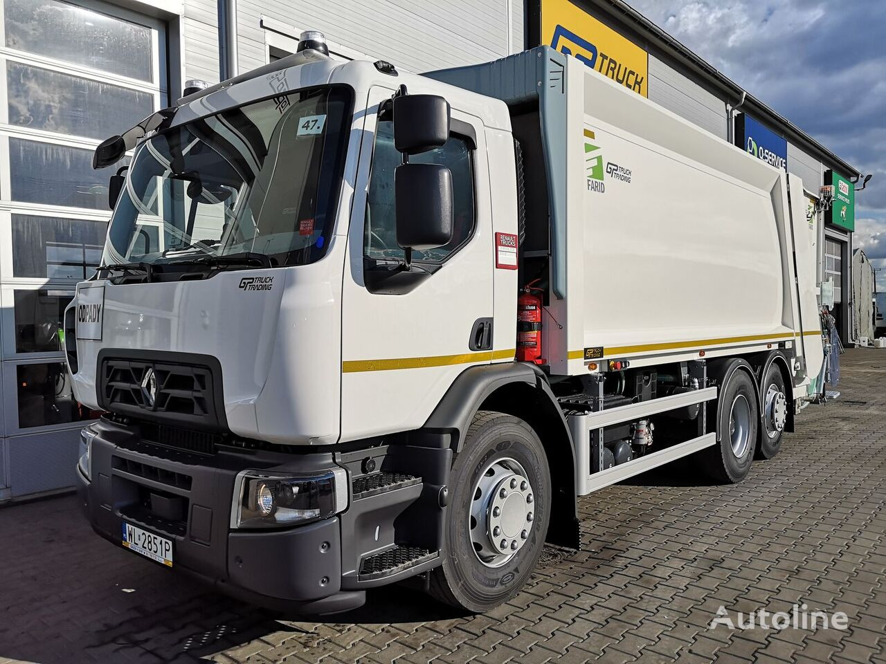 جديدة شاحنة النفايات Renault D Wide 26 Farid: صورة 1
