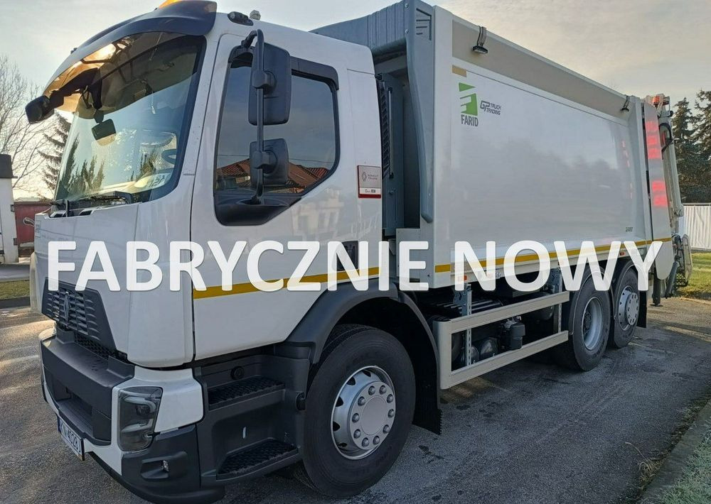 Renault D Wide 26 - شاحنة النفايات: صورة 1 Renault D Wide 26 - شاحنة النفايات: صورة 1
