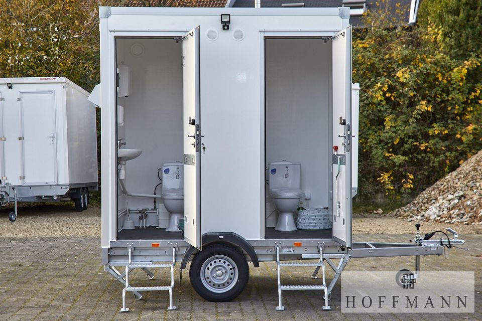 جديدة حاوية البناء, عربة مقطورة RESPO RESPO Anhänger Mobile Doppeltoilette und Wasserspülung: صورة 1