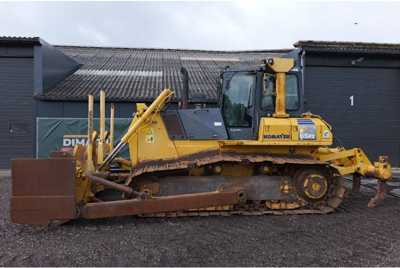 جرافة Komatsu D 65 PX-15 E0 ripper - manual engine - 388cm wide: صورة 6