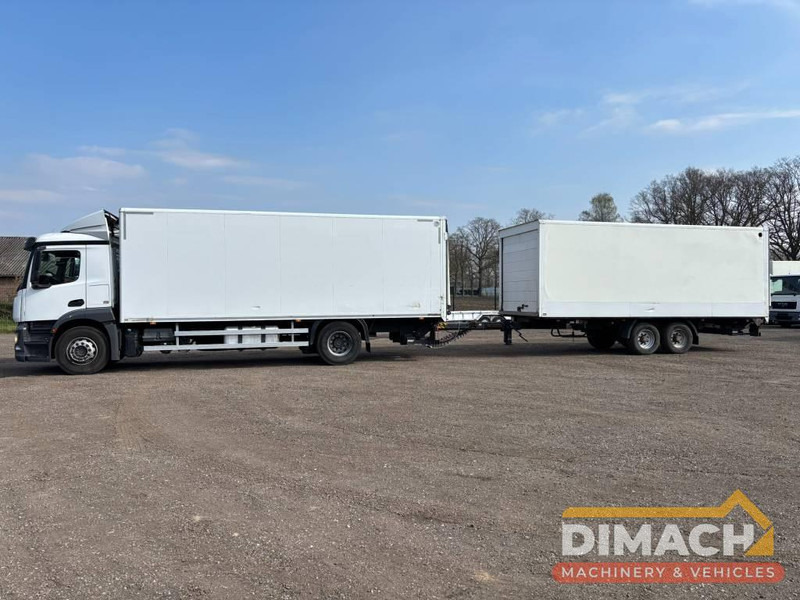 Mercedes-Benz Actros 1833 4x2 - aanhanger koffer, Euro 6 - شاحنة مقفلة: صورة 1 Mercedes-Benz Actros 1833 4x2 - aanhanger koffer, Euro 6 - شاحنة مقفلة: صورة 1