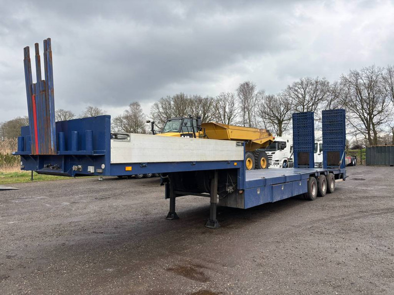 Nooteboom Lowloader tieflader 3 assen leaf spring, laadklep - عربة منخفضة مسطحة نصف مقطورة: صورة 2 Nooteboom Lowloader tieflader 3 assen leaf spring, laadklep - عربة منخفضة مسطحة نصف مقطورة: صورة 2