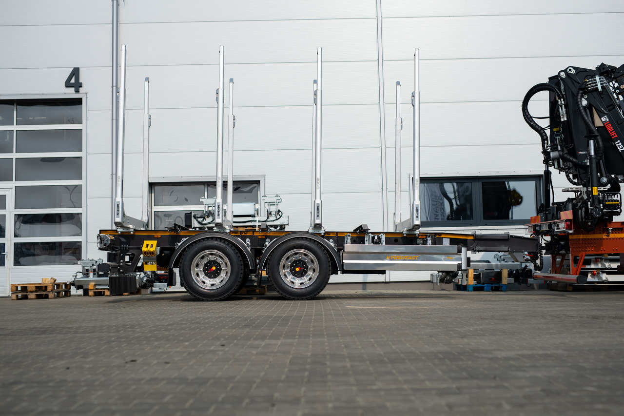 Hydrofast Przyczepa tandem od przewozu drewna na stanie / Timber tandem trailer in stock /Tandem-Anhänger aus Holz/ - مقطورة اخشاب: صورة 1 Hydrofast Przyczepa tandem od przewozu drewna na stanie / Timber tandem trailer in stock /Tandem-Anhänger aus Holz/ - مقطورة اخشاب: صورة 1