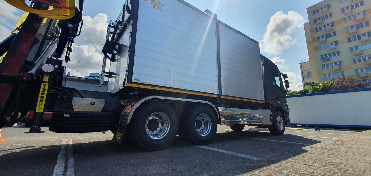 RENAULT TRUCKS CP6x4 Renault zabudowa do biomasy z żyurawiem Tajfun L155ZK/ Renault Biomass body with crane Tajfun L155ZK/ Renault Biomasse-Aufbau mit Kran Tajfun L155ZK - شاحنة قطع الأشجار: صورة 4 RENAULT TRUCKS CP6x4 Renault zabudowa do biomasy z żyurawiem Tajfun L155ZK/ Renault Biomass body with crane Tajfun L155ZK/ Renault Biomasse-Aufbau mit Kran Tajfun L155ZK - شاحنة قطع الأشجار: صورة 4