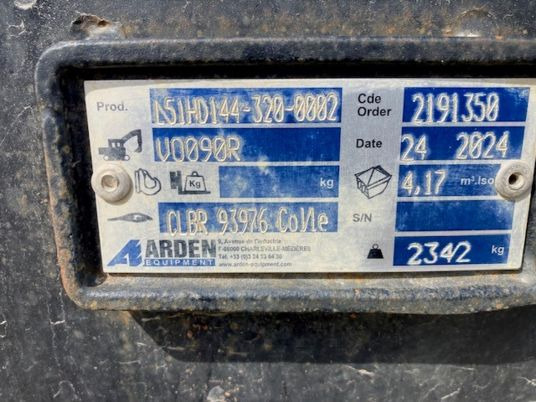 GODET ARDEN POUR CHARGEUSE CASE 921 G - بكت: صورة 1 GODET ARDEN POUR CHARGEUSE CASE 921 G - بكت: صورة 1