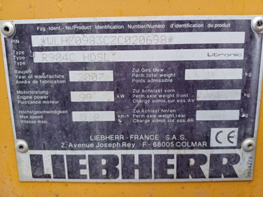 Liebherr 904 LIPTRONIC - حفار زحاف: صورة 5 Liebherr 904 LIPTRONIC - حفار زحاف: صورة 5