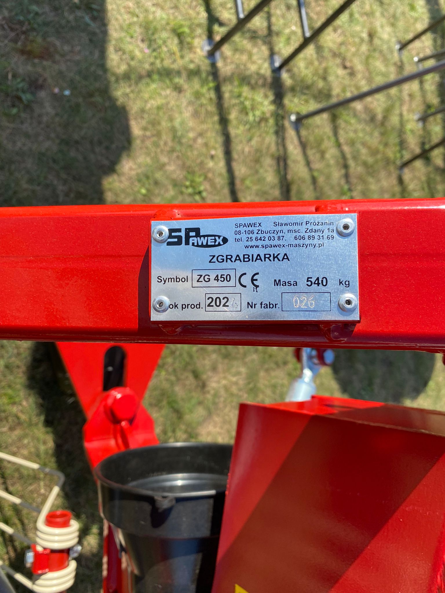 Spawex Kreiselschwader / Rake / Andaineur / Rastrillo / Rastrello / Zgrabiarka 4,5 m Spawex Kreiselschwader / Rake / Andaineur / Rastrillo / Rastrello / Zgrabiarka 4,5 m: صورة 6