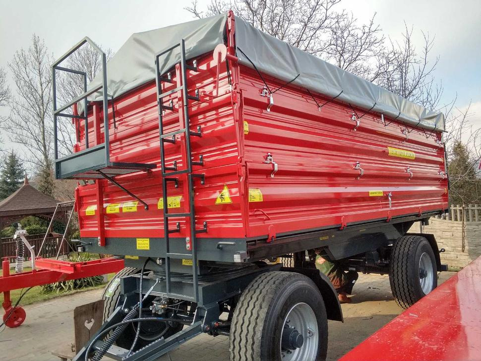 Techmont Anhänger / Trailer / Remorque / Rimorchio / Прицеп двухоосный бортовой / Przyczepa dwuosiowa PTD16 12 t - مقطورة زراعية قلابة: صورة 5 Techmont Anhänger / Trailer / Remorque / Rimorchio / Прицеп двухоосный бортовой / Przyczepa dwuosiowa PTD16 12 t - مقطورة زراعية قلابة: صورة 5
