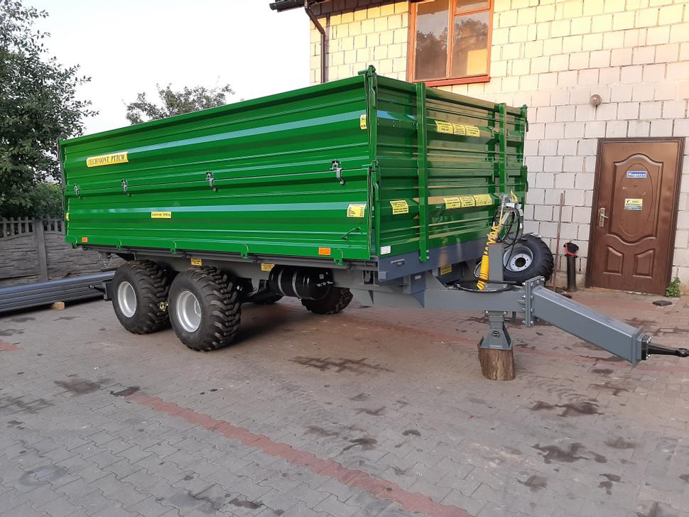 Techmont Anhänger / Trailer / Remorque / Rimorchio / Прицеп двухосный тандем / Przyczepa tandem PTTCW 310 10 t - مقطورة زراعية قلابة: صورة 3 Techmont Anhänger / Trailer / Remorque / Rimorchio / Прицеп двухосный тандем / Przyczepa tandem PTTCW 310 10 t - مقطورة زراعية قلابة: صورة 3