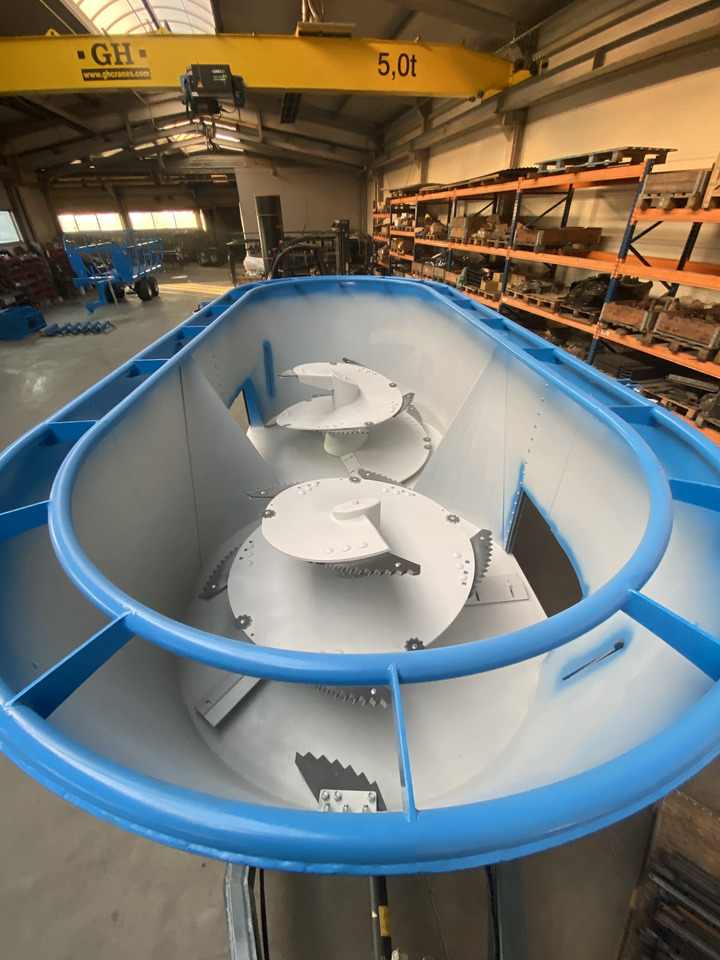 جديدة عربة خلط الأعلاف ZAMET Futtermischwagen / Feed mixer / Melangeuse / Carro miscelatore / Vagoneta 2 sinfines / Кормораздатчик 2 шнека / Wóz paszowy 14 m3: صورة 6