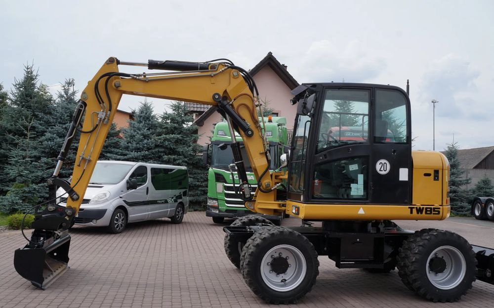 Terex TW 85 Koparka kołowa Sprowadzona silnik DEUTZ Stan Wzorowy - حفارة دولاب: صورة 2 Terex TW 85 Koparka kołowa Sprowadzona silnik DEUTZ Stan Wzorowy - حفارة دولاب: صورة 2