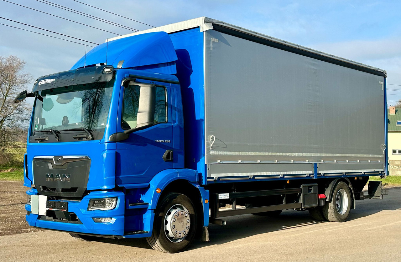 MAN TGM 15.290 / FIRANKA / WINDA / AUTOMAT / 2021 ROK / 18 EUROPALET / 15 T DMC - شاحنة ستارة: صورة 2 MAN TGM 15.290 / FIRANKA / WINDA / AUTOMAT / 2021 ROK / 18 EUROPALET / 15 T DMC - شاحنة ستارة: صورة 2