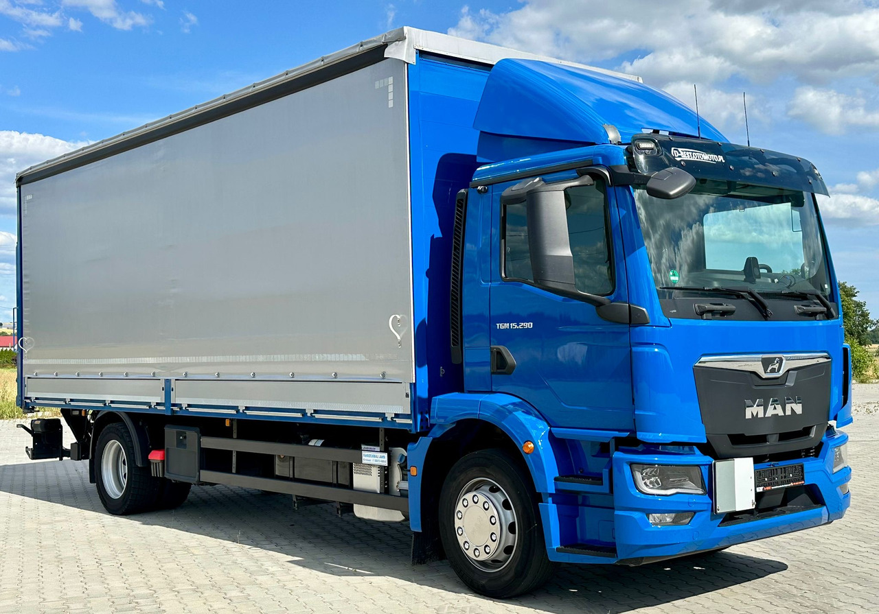 MAN TGM 15.290 / FIRANKA / WINDA / AUTOMAT / 2021 ROK / 18 EUROPALET / 15 T DMC - شاحنة ستارة: صورة 1 MAN TGM 15.290 / FIRANKA / WINDA / AUTOMAT / 2021 ROK / 18 EUROPALET / 15 T DMC - شاحنة ستارة: صورة 1