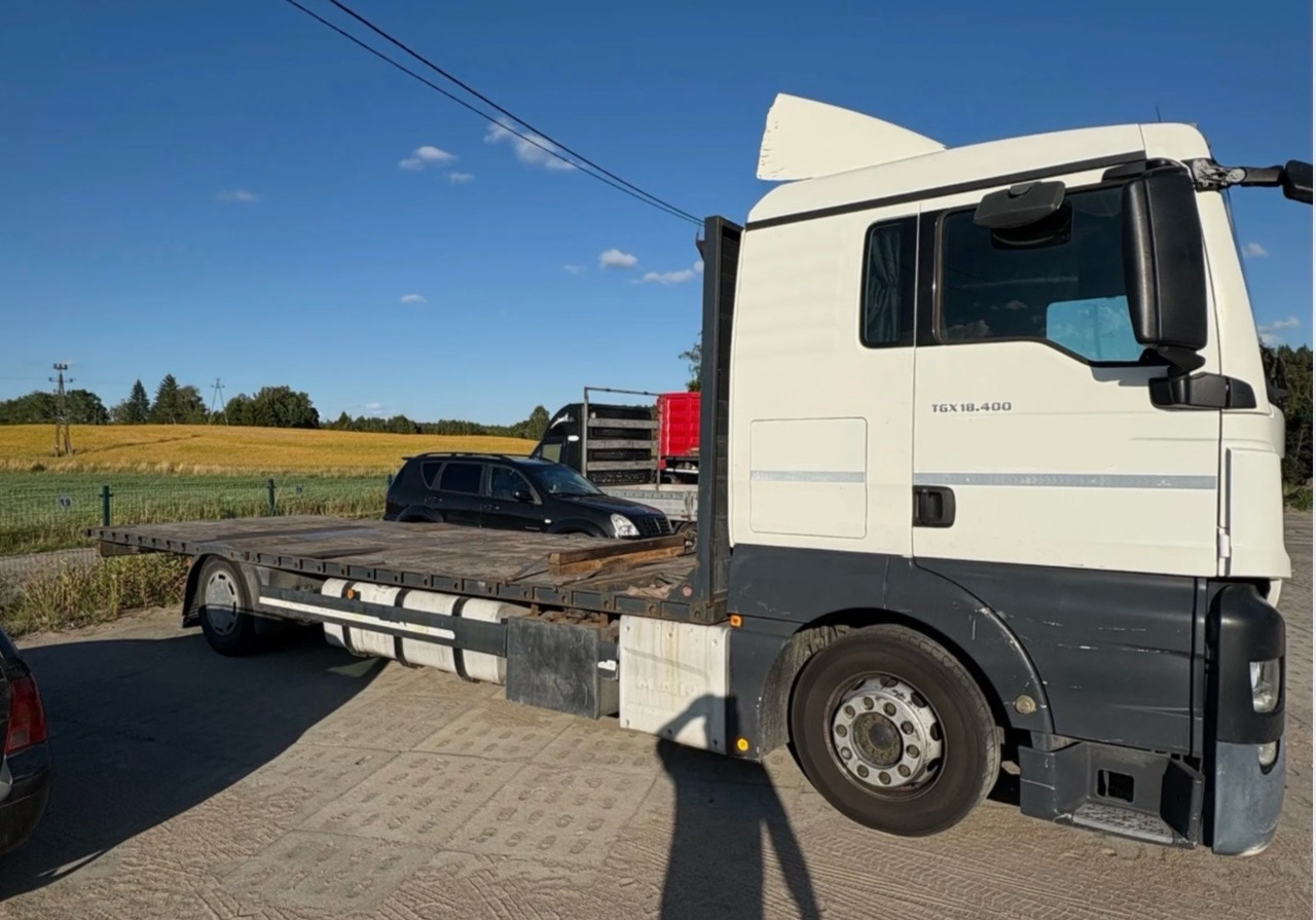 MAN TGX 18.400 / PLATFORMA / 630 TYŚ KM / 2015 ROK / SYPIALKA - شاحنات مسطحة: صورة 3 MAN TGX 18.400 / PLATFORMA / 630 TYŚ KM / 2015 ROK / SYPIALKA - شاحنات مسطحة: صورة 3