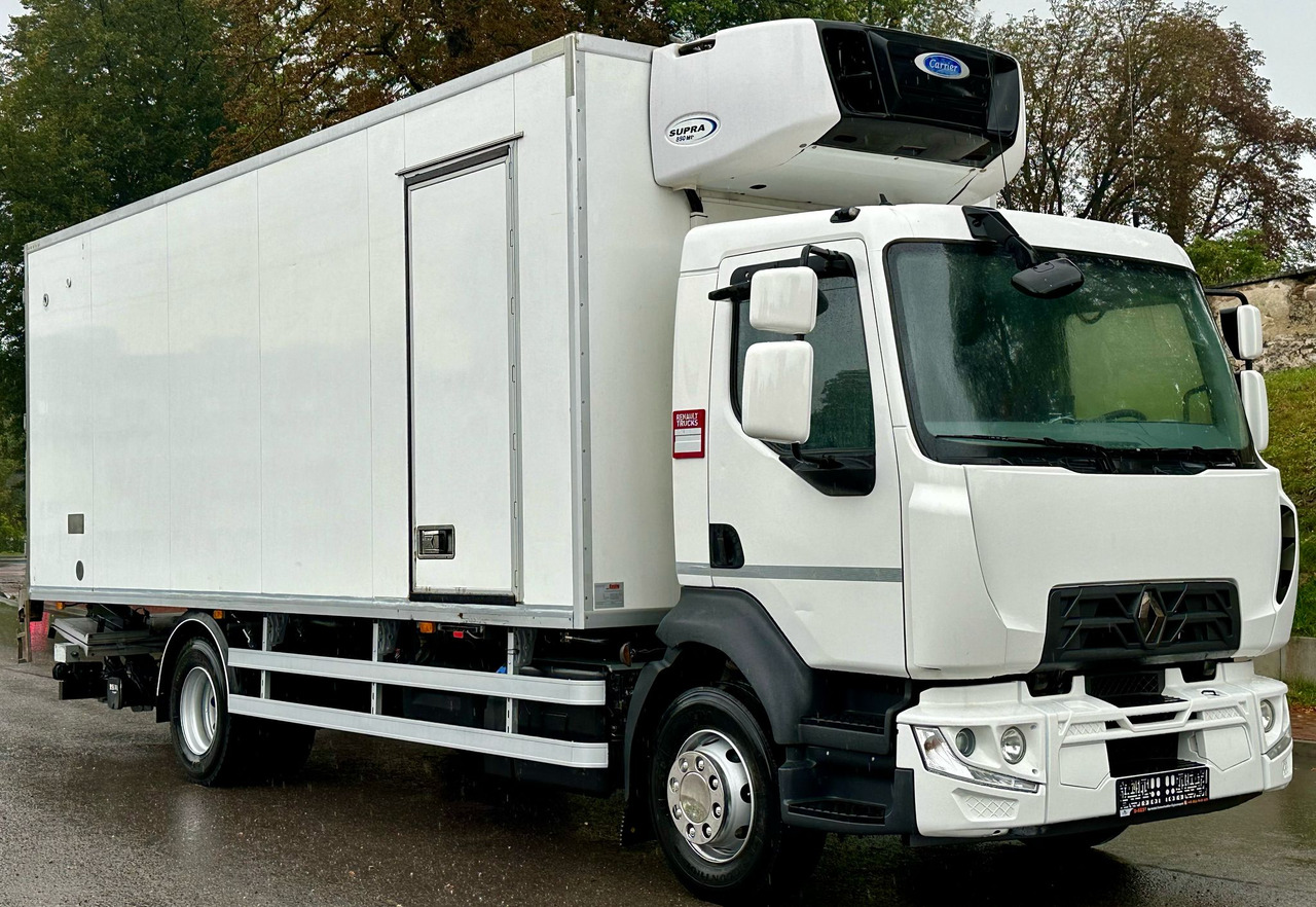 RENAULT D 14 / 240 / CHŁODNIA / WINDA / 16 EUROPALET / 6.7 M DŁUGOŚCI / BI-TEMPERATURA / CARRIER SUPRA 850 - شاحنة الفريزر: صورة 1 RENAULT D 14 / 240 / CHŁODNIA / WINDA / 16 EUROPALET / 6.7 M DŁUGOŚCI / BI-TEMPERATURA / CARRIER SUPRA 850 - شاحنة الفريزر: صورة 1