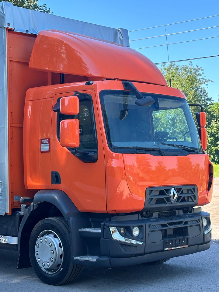 RENAULT D 18 / 280 / FIRANKA / WINDA / 8.6 M DŁUGOŚCI / 21 EUROPALET / NOWE OPONY / ŁADOWNOŚĆ 9.380 KG / AUTOMAT / SERWISOWANA / SPROWADZONA - شاحنة ستارة: صورة 4 RENAULT D 18 / 280 / FIRANKA / WINDA / 8.6 M DŁUGOŚCI / 21 EUROPALET / NOWE OPONY / ŁADOWNOŚĆ 9.380 KG / AUTOMAT / SERWISOWANA / SPROWADZONA - شاحنة ستارة: صورة 4