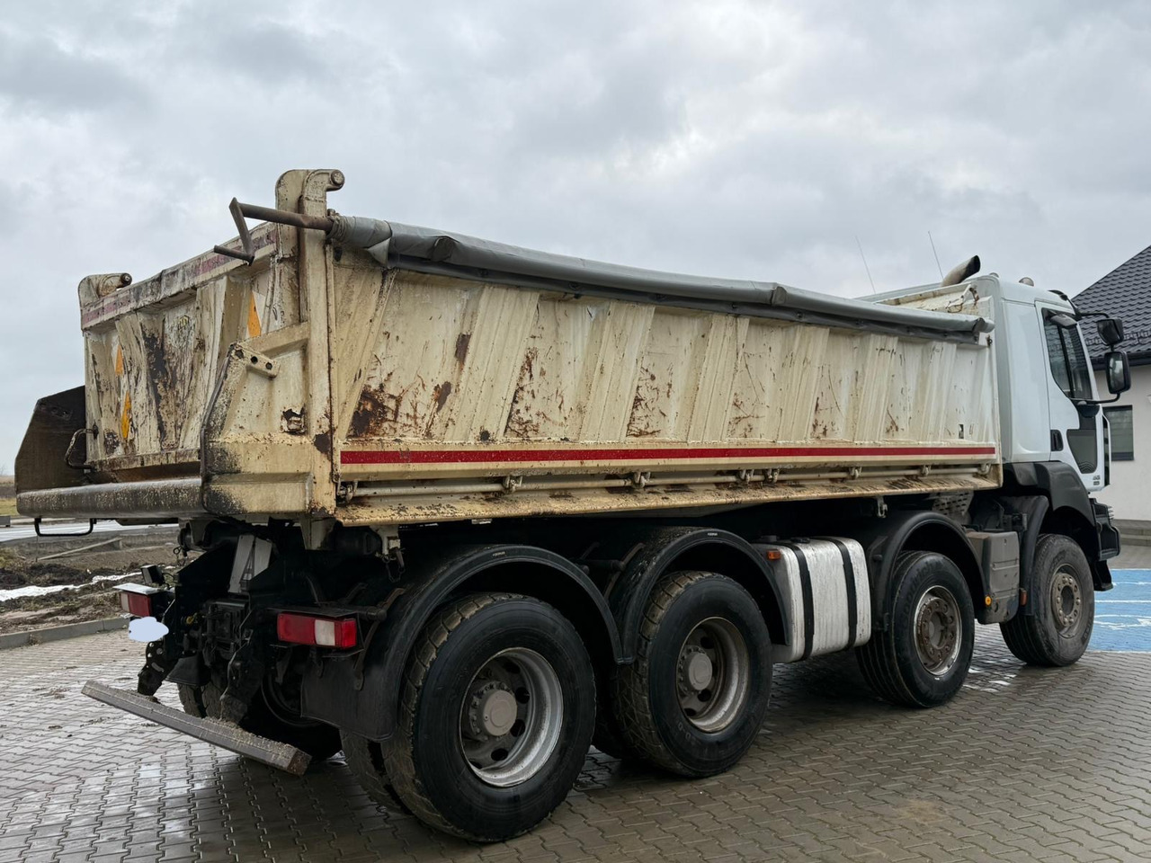 RENAULT KERAX 450 DXI / WYWROTKA / 8X4 / 3 STRONNA / MEILLER / EURO 5 - شاحنة قلاب: صورة 3 RENAULT KERAX 450 DXI / WYWROTKA / 8X4 / 3 STRONNA / MEILLER / EURO 5 - شاحنة قلاب: صورة 3