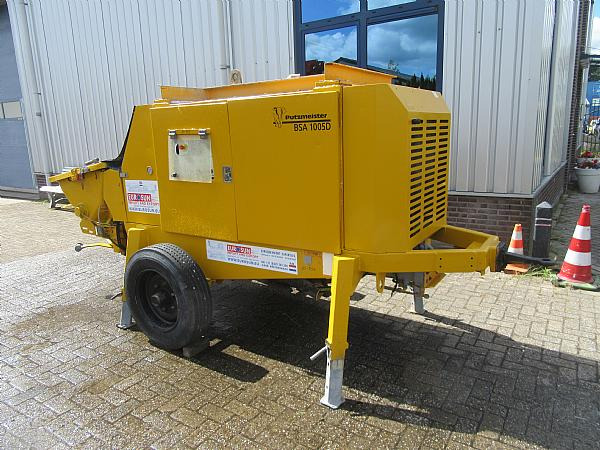 2014 PUTZMEISTER BSA 1005 DC- concrete pump. - مضخة خرسانة ثابتة: صورة 2 2014 PUTZMEISTER BSA 1005 DC- concrete pump. - مضخة خرسانة ثابتة: صورة 2