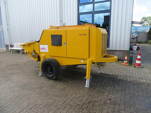 2014 PUTZMEISTER BSA 1005 DC- concrete pump. - مضخة خرسانة ثابتة: صورة 2 2014 PUTZMEISTER BSA 1005 DC- concrete pump. - مضخة خرسانة ثابتة: صورة 2