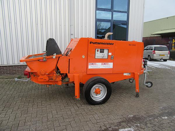 2014 PUTZMEISTER BSA1005 DC trailer mounted. - مضخة خرسانة ثابتة: صورة 1 2014 PUTZMEISTER BSA1005 DC trailer mounted. - مضخة خرسانة ثابتة: صورة 1
