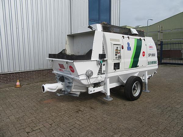 2014 SCHWING BP 1800 D -129 KW static pump - مضخة خرسانة ثابتة: صورة 3 2014 SCHWING BP 1800 D -129 KW static pump - مضخة خرسانة ثابتة: صورة 3