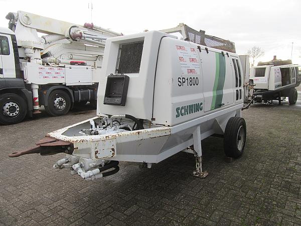 2014 SCHWING SP1800 D 129KW trailer pump - مضخة خرسانة ثابتة: صورة 2 2014 SCHWING SP1800 D 129KW trailer pump - مضخة خرسانة ثابتة: صورة 2