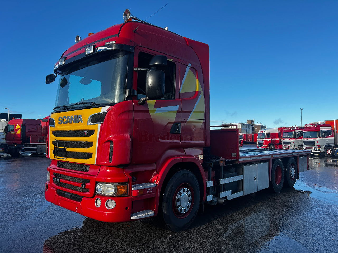 Scania R500 V8 Highline 6x2, Retarder, Euro 5 - شاحنات مسطحة: صورة 1 Scania R500 V8 Highline 6x2, Retarder, Euro 5 - شاحنات مسطحة: صورة 1