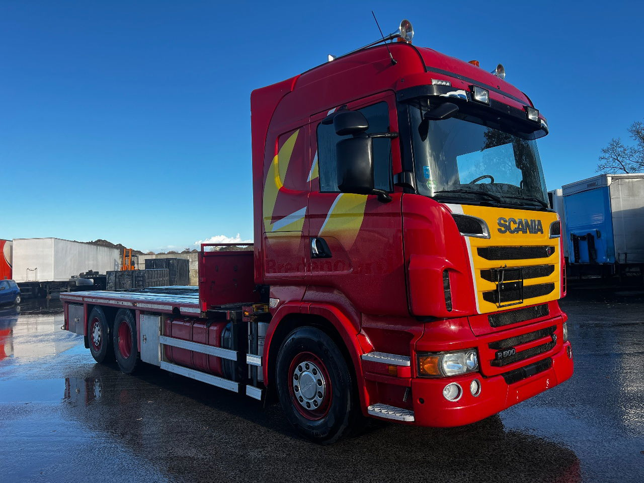 Scania R500 V8 Highline 6x2, Retarder, Euro 5 - شاحنات مسطحة: صورة 2 Scania R500 V8 Highline 6x2, Retarder, Euro 5 - شاحنات مسطحة: صورة 2