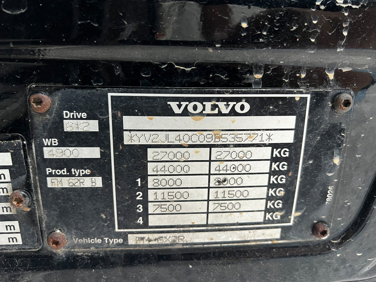 شاحنة مقفلة Volvo FM 9.300 Globe 6x2, Euro 5: صورة 16