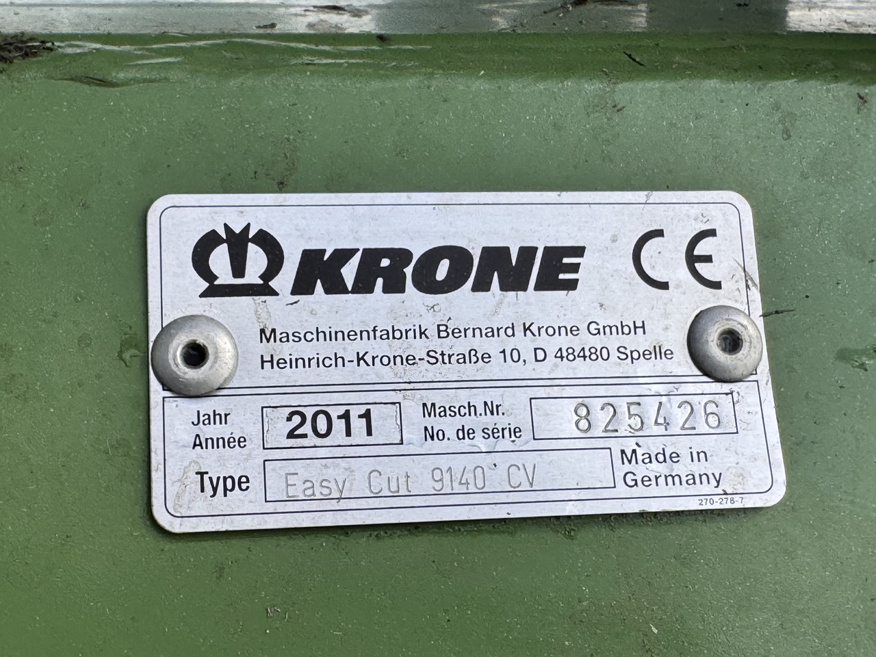Krone Easycut 9140 CV Krone Easycut 9140 CV: صورة 8