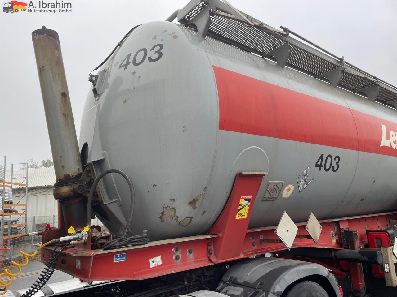 بلكر Feldbinder KIP 57.3 Kippsilo 57 m³ | Scheibenbremse | 24V Hydraulik: صورة 6 بلكر Feldbinder KIP 57.3 Kippsilo 57 m³ | Scheibenbremse | 24V Hydraulik: صورة 6