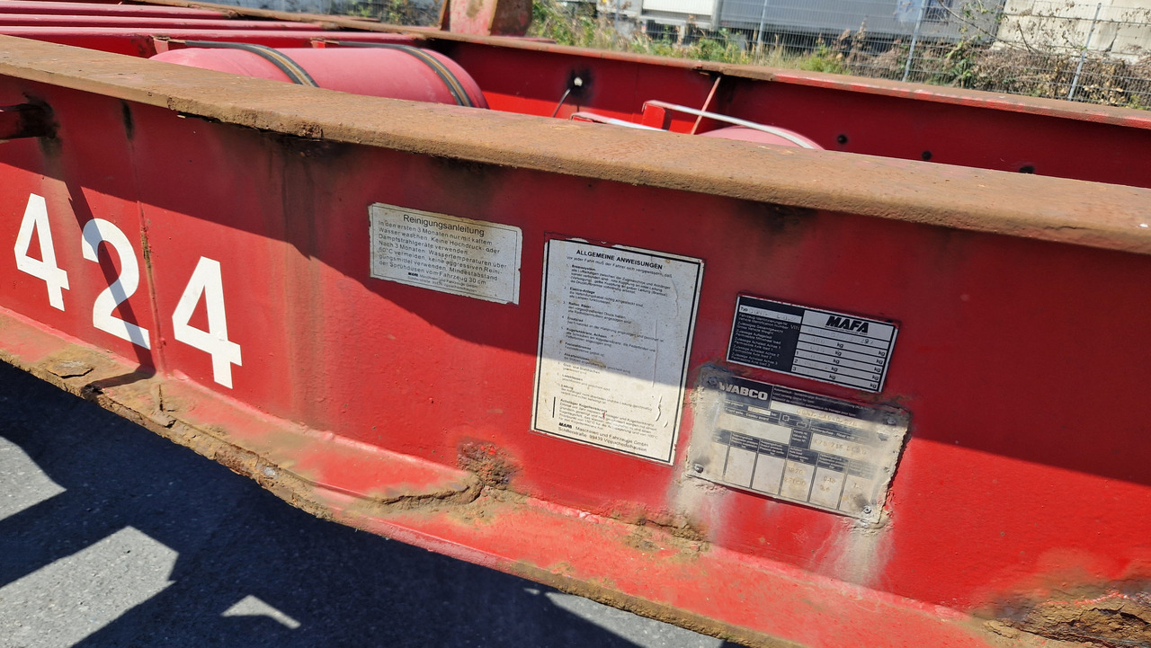 MAFA 20.30.40. ft Containerchassis - نصف مقطورة لنقل الحاويات: صورة 2 MAFA 20.30.40. ft Containerchassis - نصف مقطورة لنقل الحاويات: صورة 2