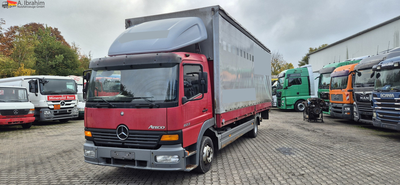 Mercedes-Benz 823 LBW | Radstand 4900 mm | 7.2 m Pritsche Klima | 3 Pedals - شاحنة ستارة جانبية: صورة 1 Mercedes-Benz 823 LBW | Radstand 4900 mm | 7.2 m Pritsche Klima | 3 Pedals - شاحنة ستارة جانبية: صورة 1