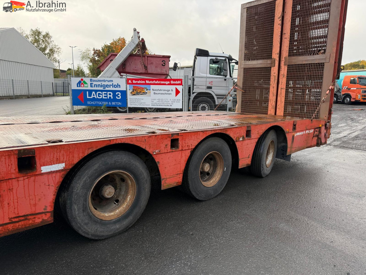 Nooteboom OSD-48-03 V/L ausziehbar | 1 x Lenkachse | Rampen - عربة منخفضة مسطحة نصف مقطورة: صورة 3 Nooteboom OSD-48-03 V/L ausziehbar | 1 x Lenkachse | Rampen - عربة منخفضة مسطحة نصف مقطورة: صورة 3