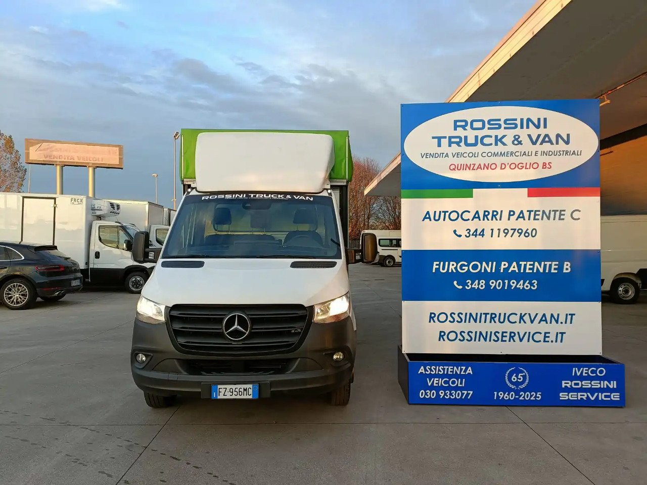 MERCEDES BENZ SPRINTER 416 160 CV - شاحنة ستارة جانبية: صورة 2 MERCEDES BENZ SPRINTER 416 160 CV - شاحنة ستارة جانبية: صورة 2