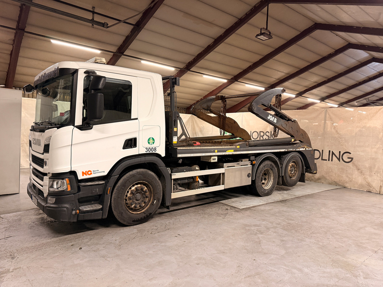 Scania P410 - شاحنة نقل المخلفات: صورة 1 Scania P410 - شاحنة نقل المخلفات: صورة 1