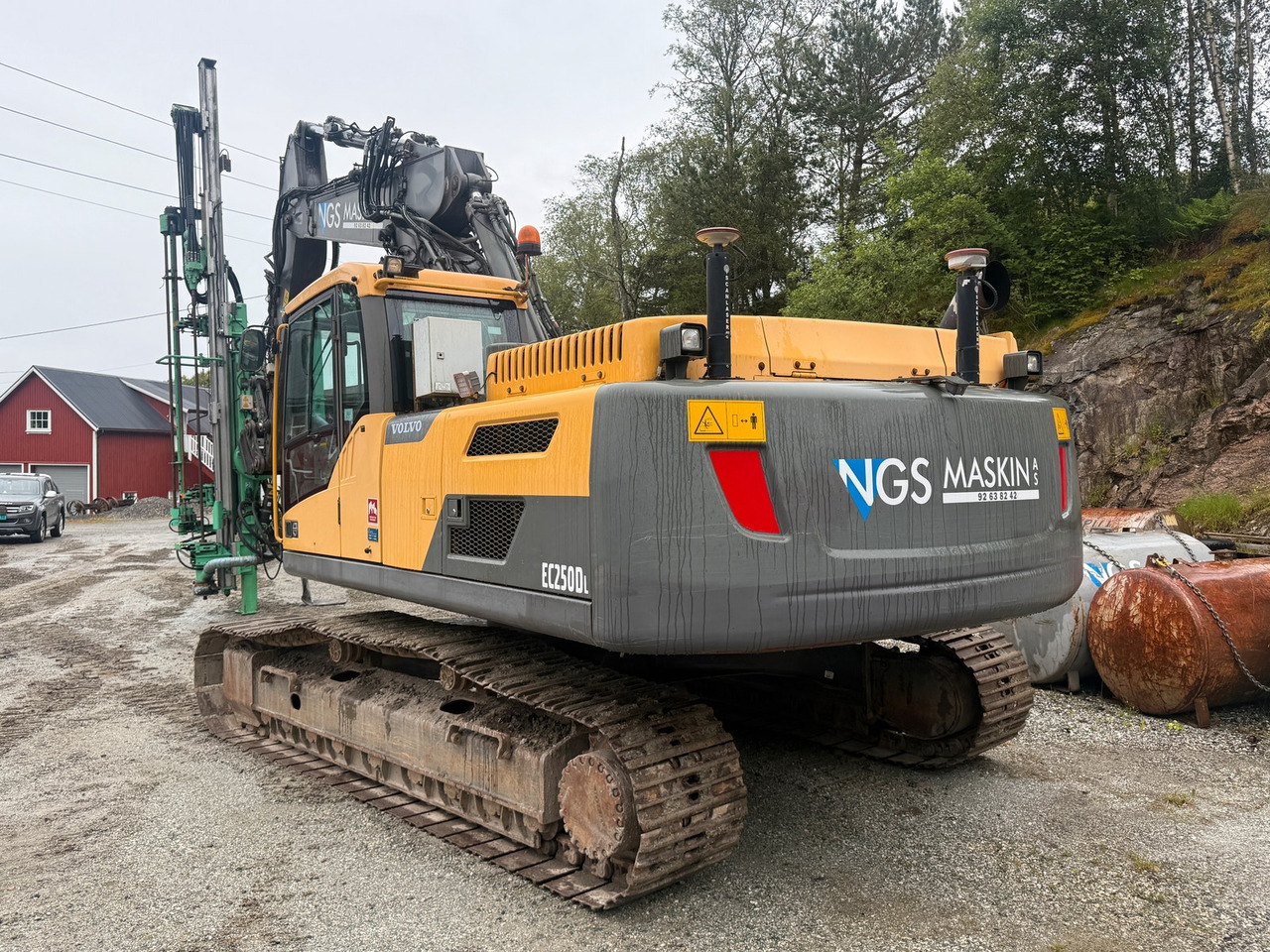 Volvo EC250DL med Montabert tårn - حفار زحاف: صورة 4 Volvo EC250DL med Montabert tårn - حفار زحاف: صورة 4