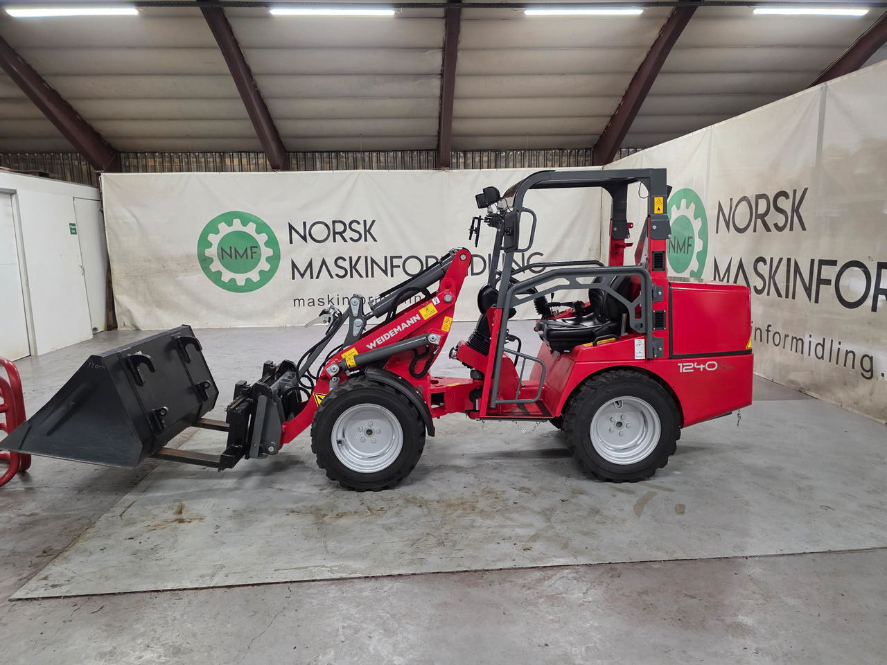 Weidemann 1240CX LP - اللودر بعجل: صورة 2 Weidemann 1240CX LP - اللودر بعجل: صورة 2