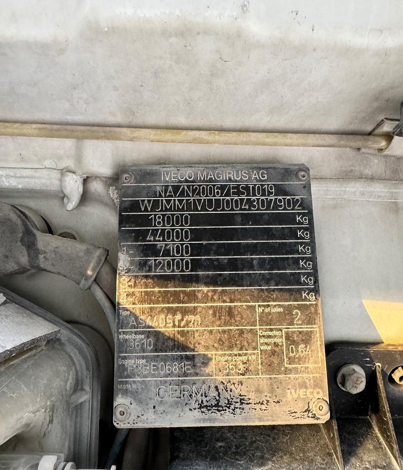 وحدة جر Iveco stralis 480 - euro 3 Impianto RB: صورة 17