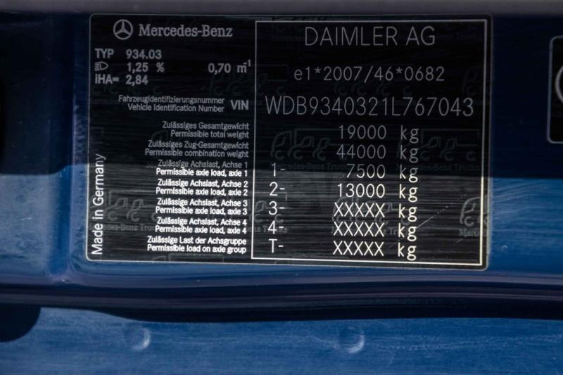 وحدة جر Mercedes ACTROS 1846 LS-MP3+HYDR.+ADR: صورة 7