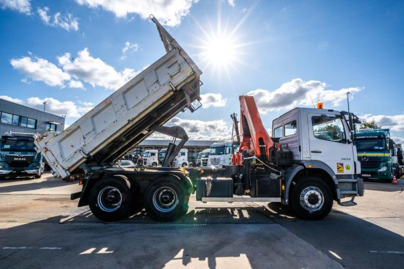 Mercedes AXOR 2633+BIBENNE+PALFINGER 18T/m /3XHydr. - شاحنة قلاب, شاحنة كرين: صورة 3 Mercedes AXOR 2633+BIBENNE+PALFINGER 18T/m /3XHydr. - شاحنة قلاب, شاحنة كرين: صورة 3