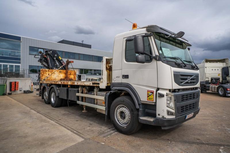 شاحنات مسطحة, شاحنة كرين Volvo FM 410 DXI -6X2+HIAB 24 T/m/2x: صورة 8