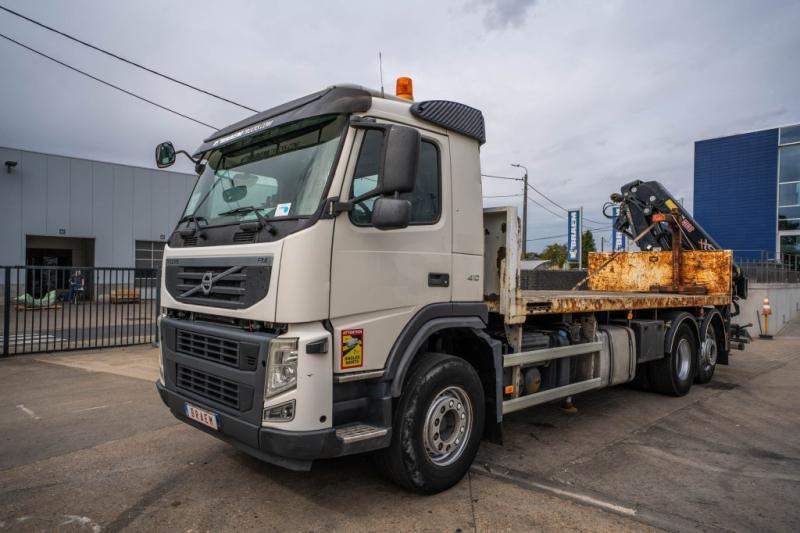 شاحنات مسطحة, شاحنة كرين Volvo FM 410 DXI -6X2+HIAB 24 T/m/2x: صورة 7