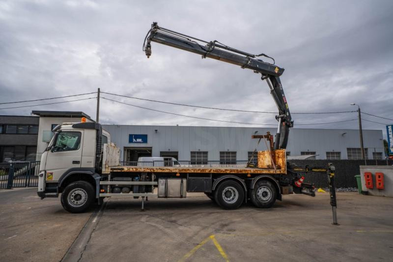 شاحنات مسطحة, شاحنة كرين Volvo FM 410 DXI -6X2+HIAB 24 T/m/2x: صورة 6