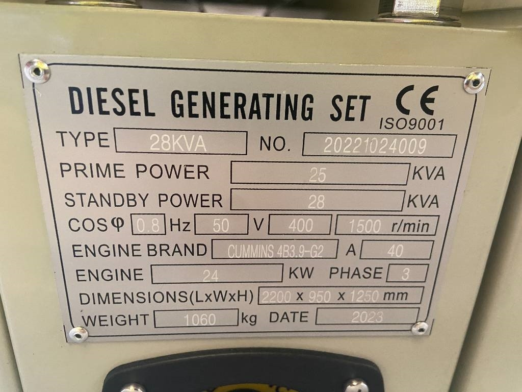 Cummins 4B3.9-G2 - 28 kVA Generator - DPX-19830 - مجموعة المولدات: صورة 4 Cummins 4B3.9-G2 - 28 kVA Generator - DPX-19830 - مجموعة المولدات: صورة 4