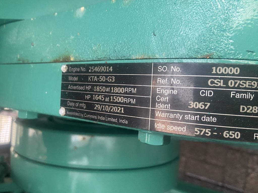 Cummins C1400D5 - 1.400 kVA Generator - DPX-18532-O - مجموعة المولدات: صورة 4 Cummins C1400D5 - 1.400 kVA Generator - DPX-18532-O - مجموعة المولدات: صورة 4