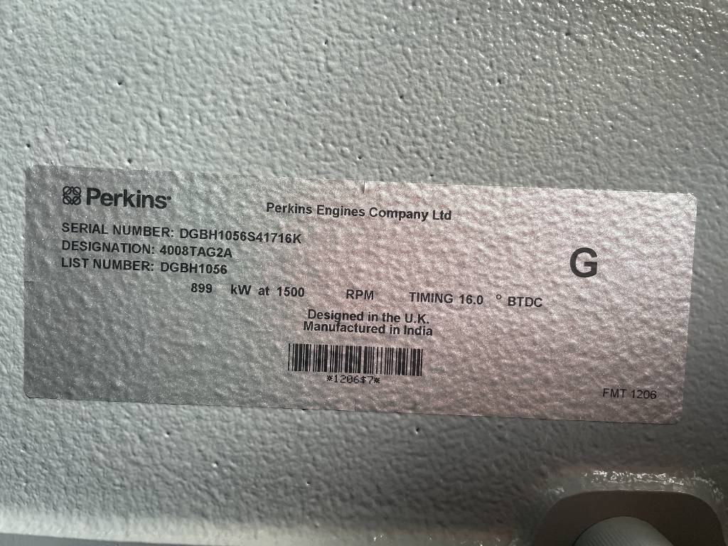 جديدة مجموعة المولدات Perkins 4008TAG2A - 1100 kVA Generator - DPX-19820: صورة 9 جديدة مجموعة المولدات Perkins 4008TAG2A - 1100 kVA Generator - DPX-19820: صورة 9
